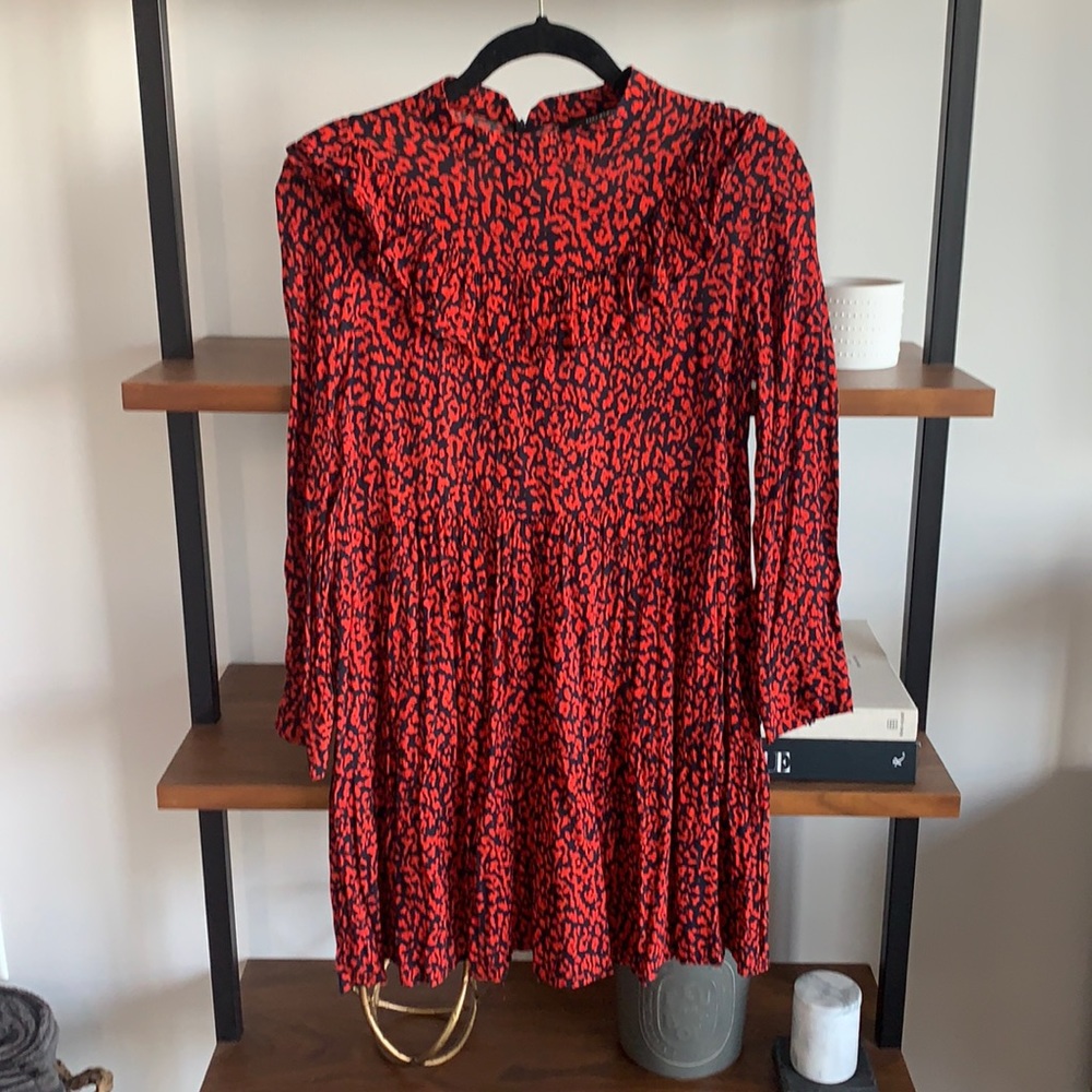 Long sleeve mini dress
